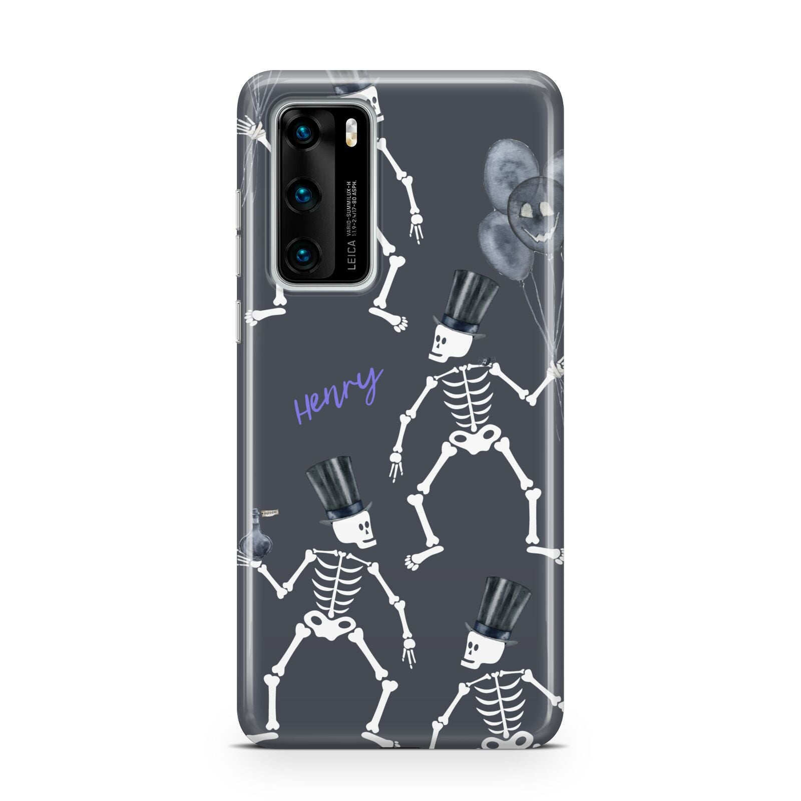 Halloween Skeleton Huawei P40 Phone Case