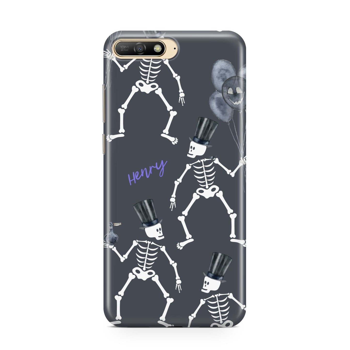 Halloween Skeleton Huawei Y6 2018