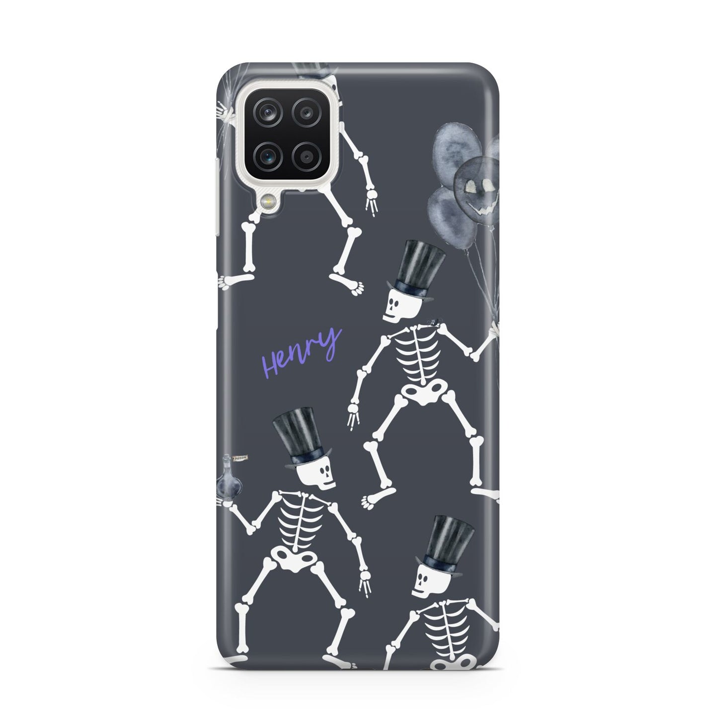 Halloween Skeleton Samsung A12 Case