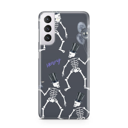 Halloween Skeleton Samsung S21 Case