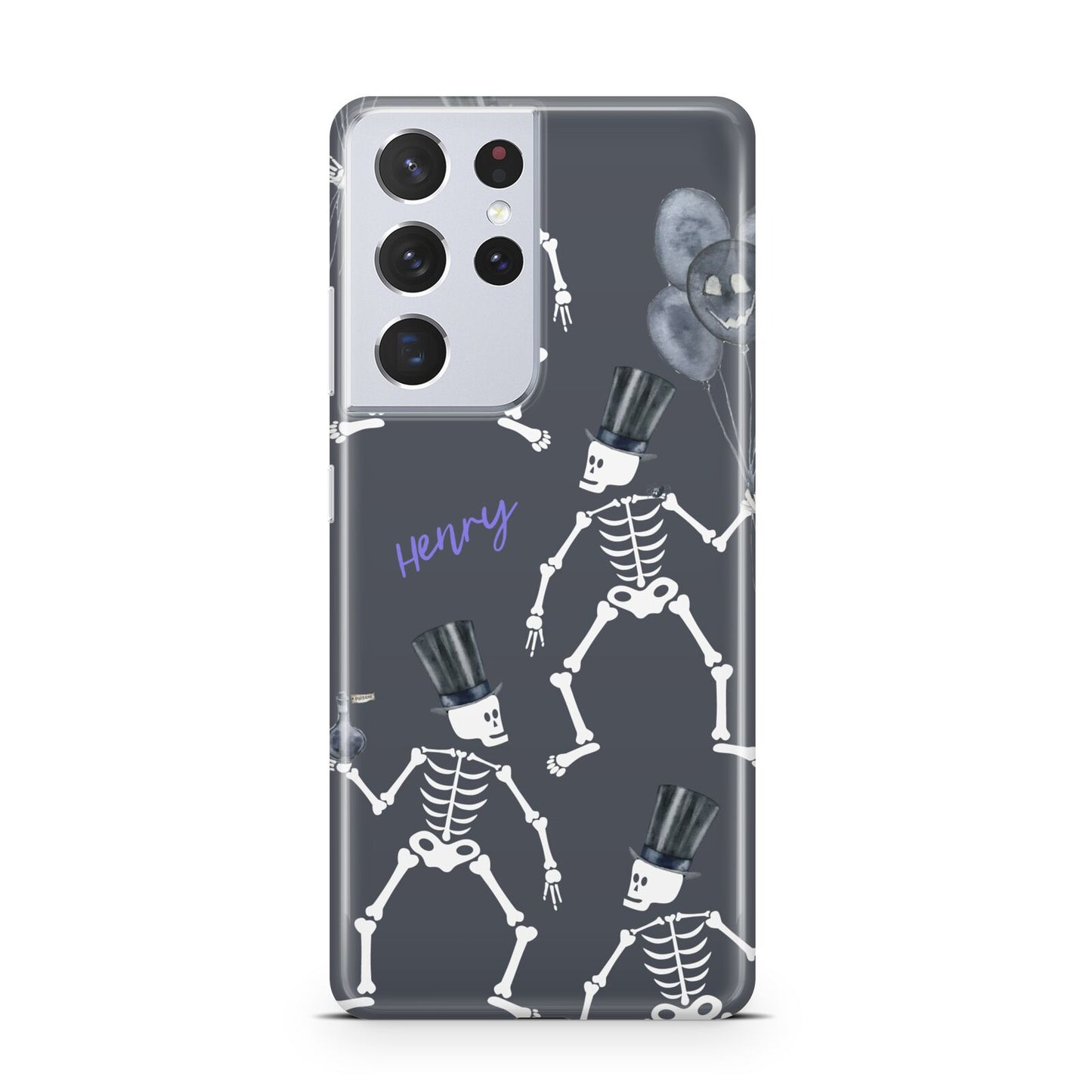 Halloween Skeleton Samsung S21 Ultra Case