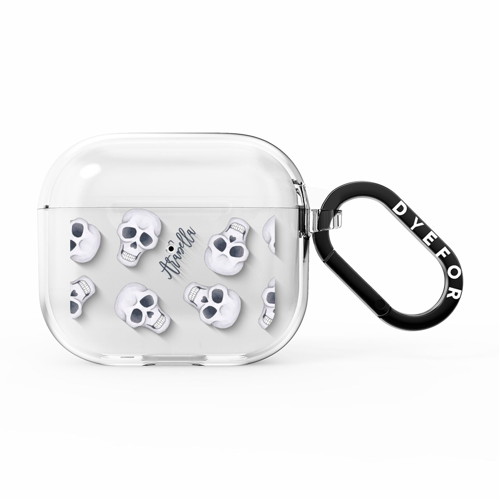 Halloween Skulls AirPods Clear Case 3rd Gen