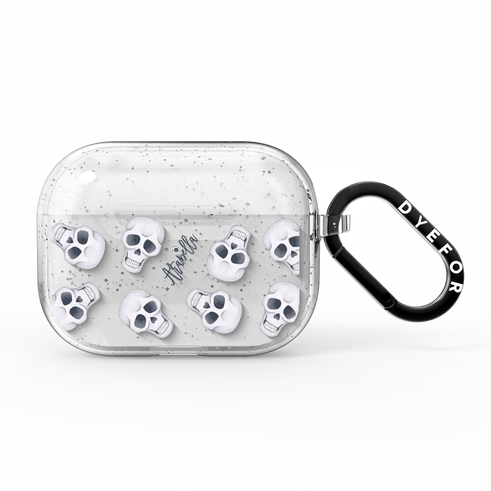 Halloween Skulls AirPods Pro Glitter Case