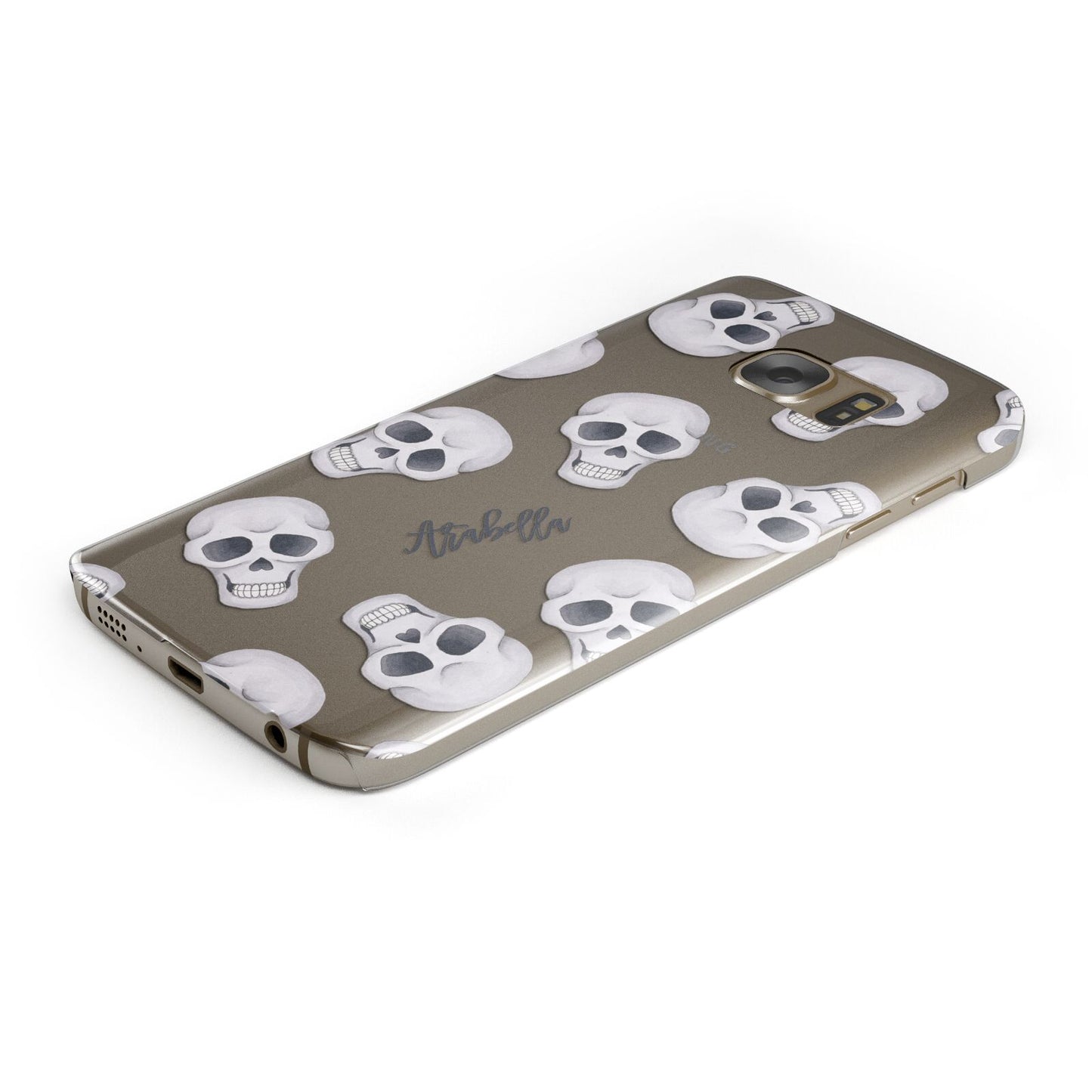 Halloween Skulls Samsung Galaxy Case Bottom Cutout