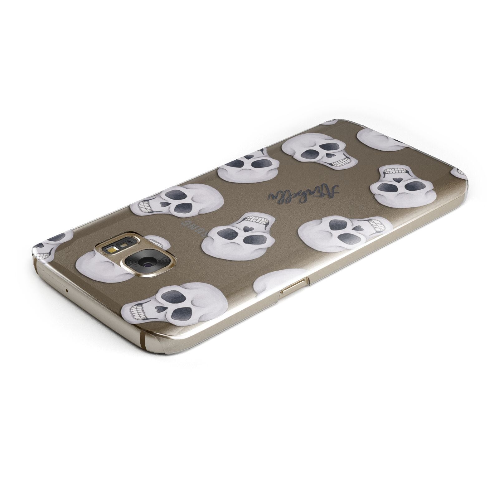 Halloween Skulls Samsung Galaxy Case Top Cutout