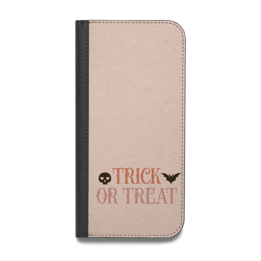 Halloween Trick or Treat Vegan Leather Flip iPhone Case