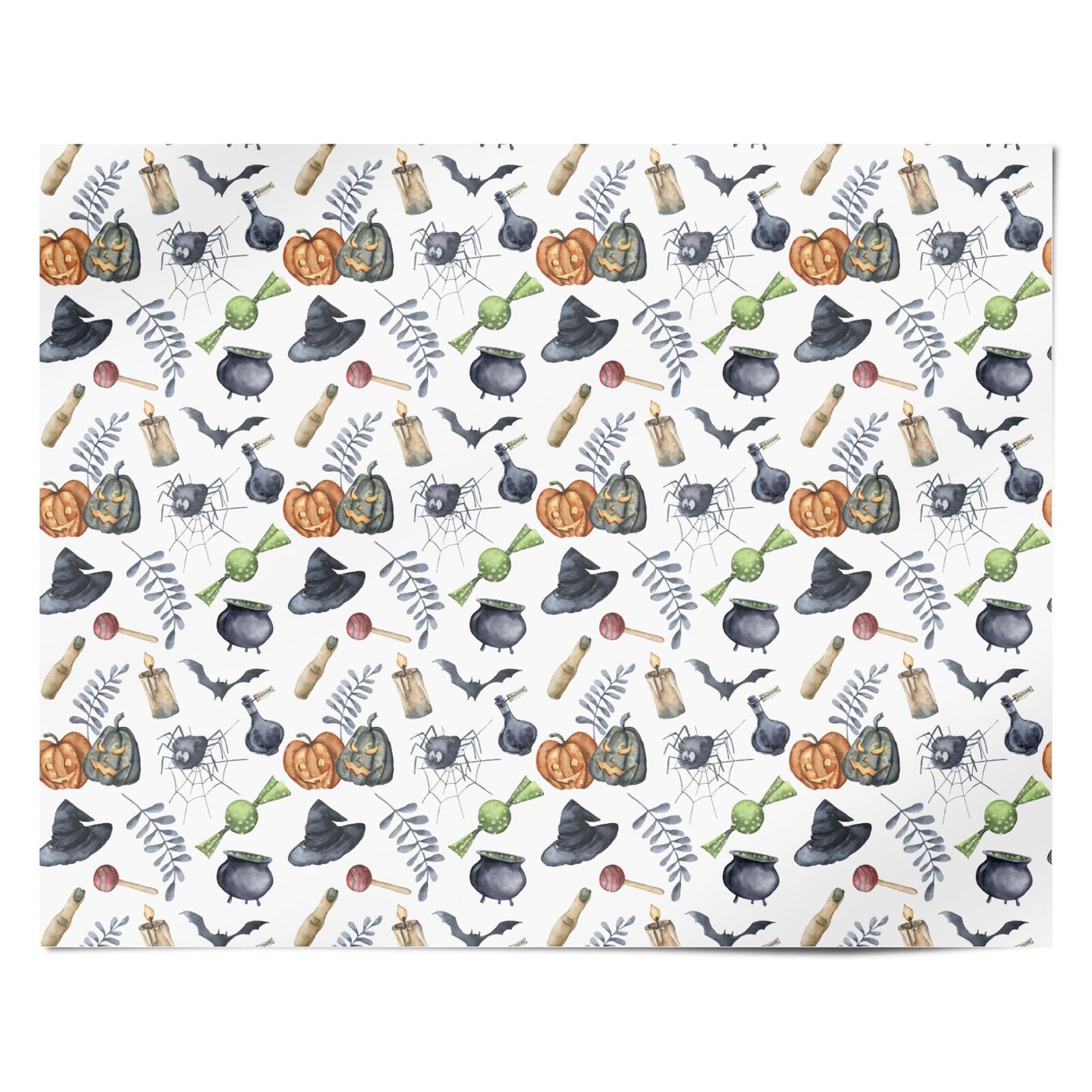 Halloween Tricks Personalised Wrapping Paper Alternative