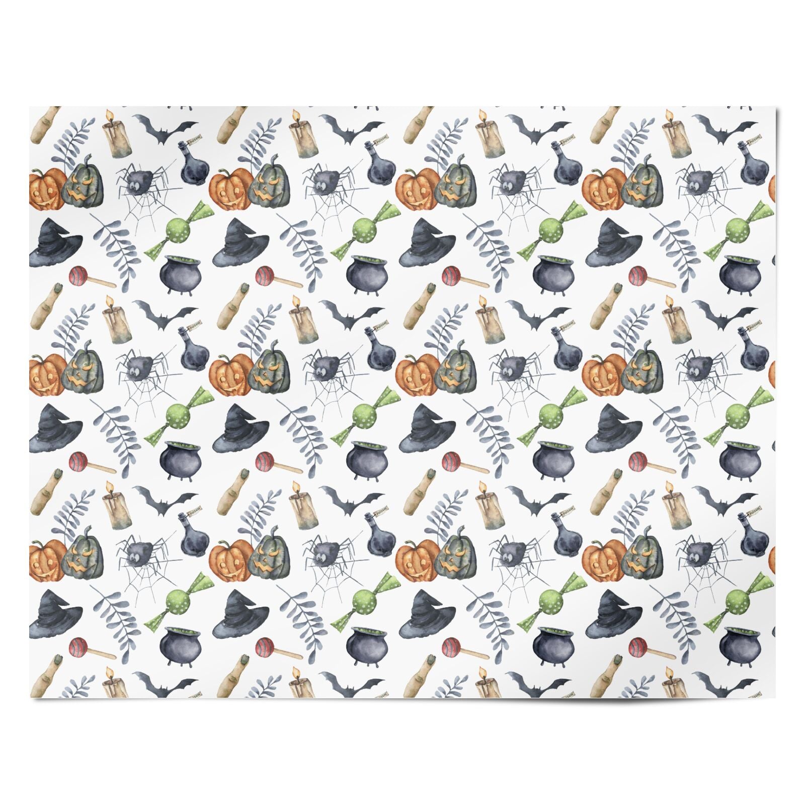 Halloween Tricks Personalised Wrapping Paper Alternative