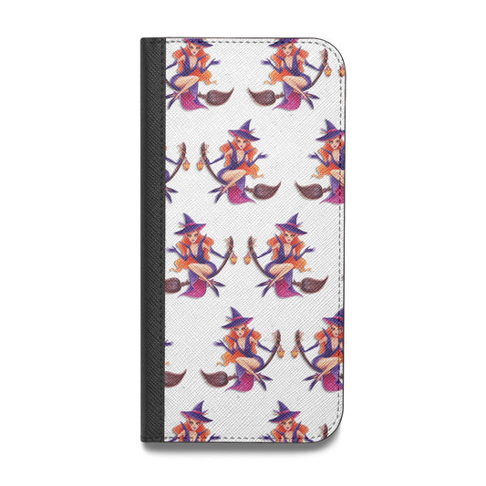 Halloween Witch Vegan Leather Flip iPhone Case