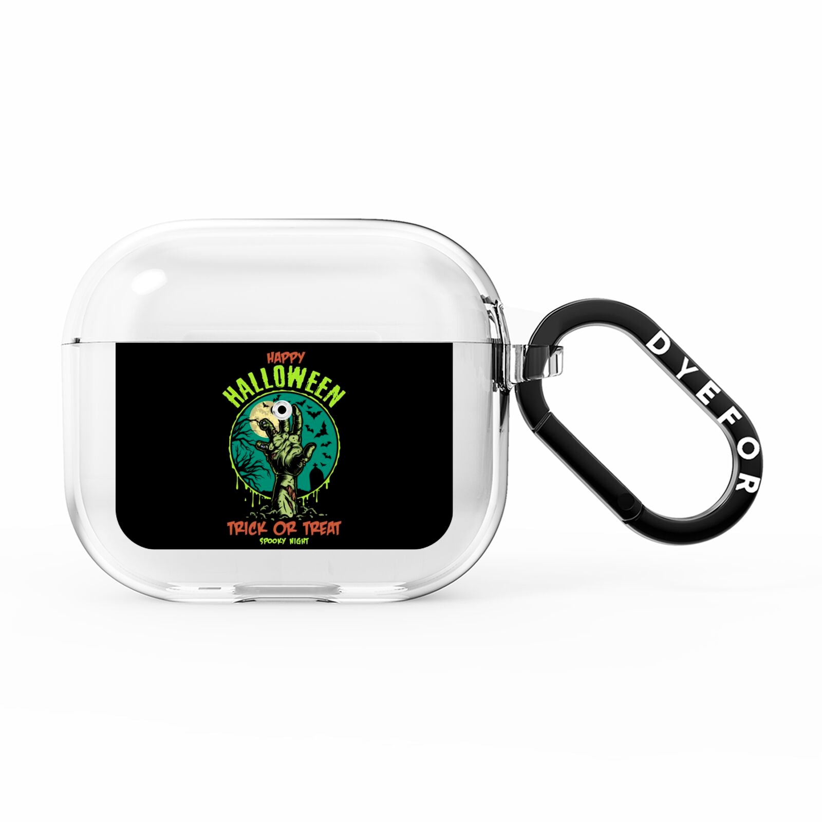 Halloween Zombie Hand AirPods Clear Case 3rd Gen