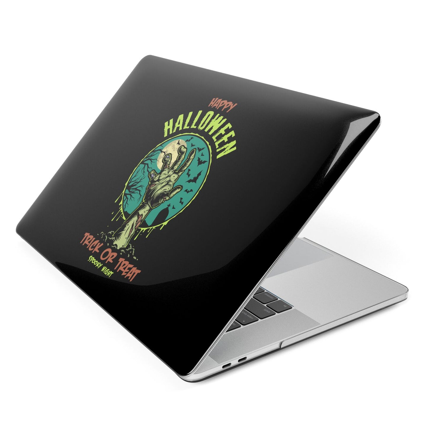 Halloween Zombie Hand Apple MacBook Case Side View