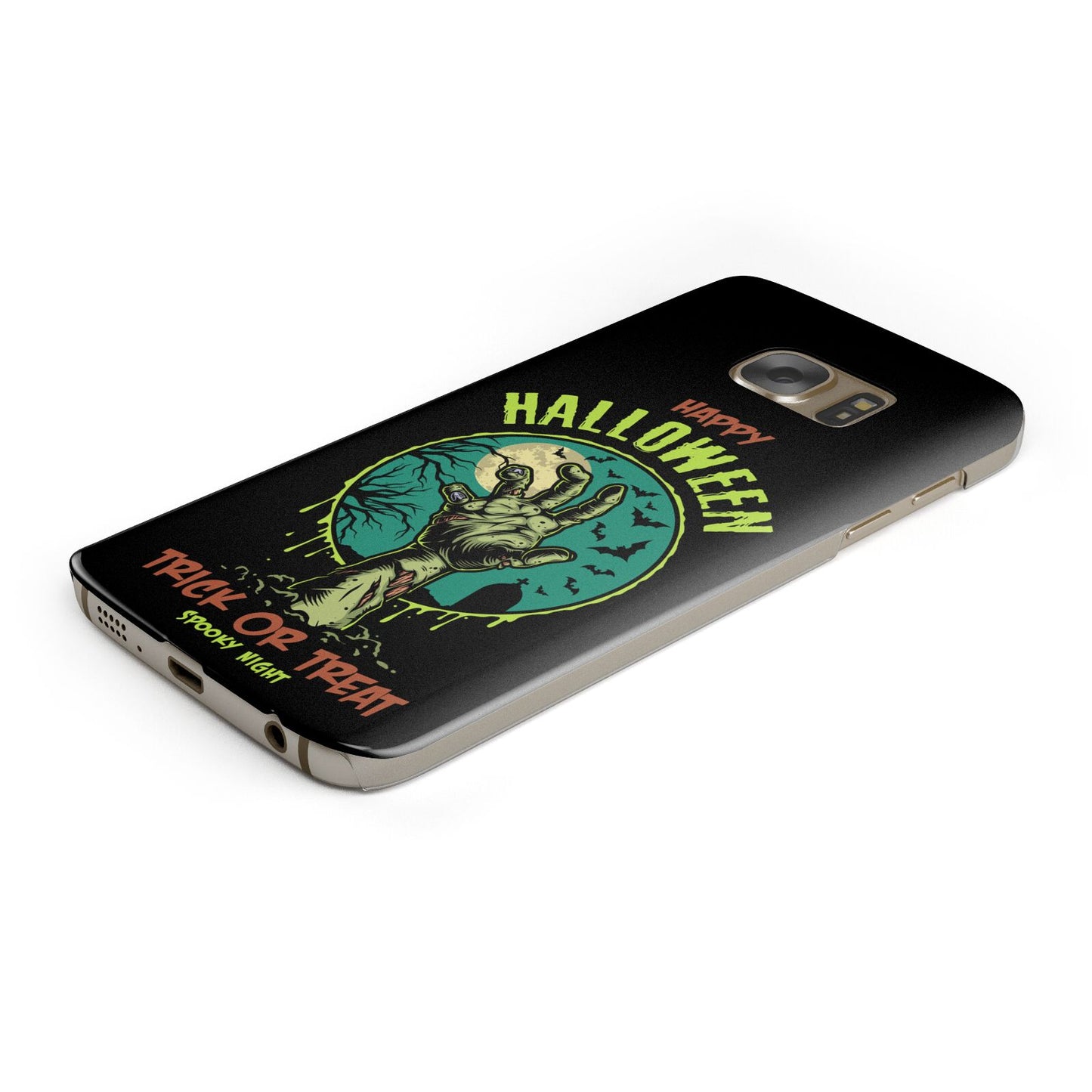 Halloween Zombie Hand Protective Samsung Galaxy Case Angled Image