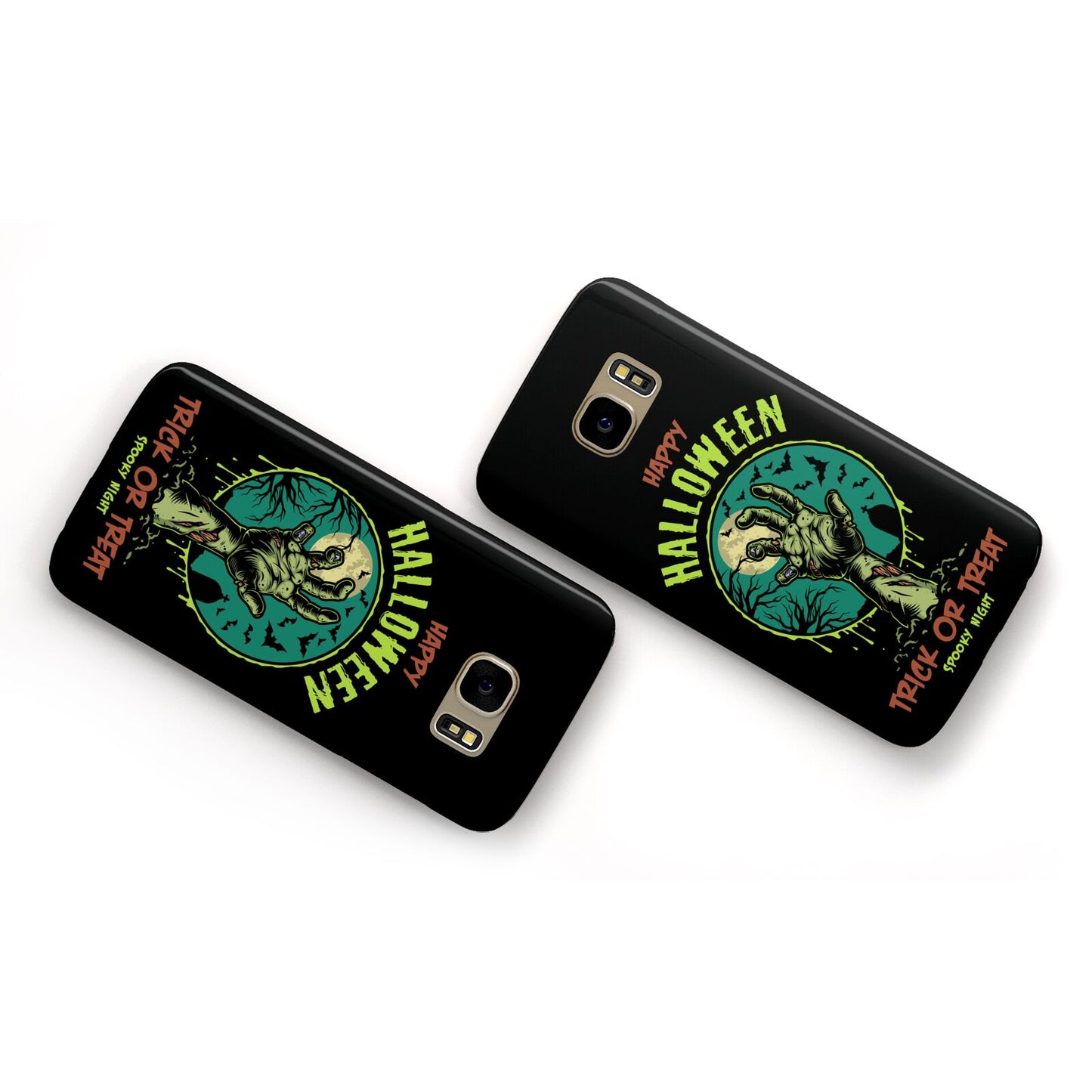 Halloween Zombie Hand Samsung Galaxy Case Flat Overview