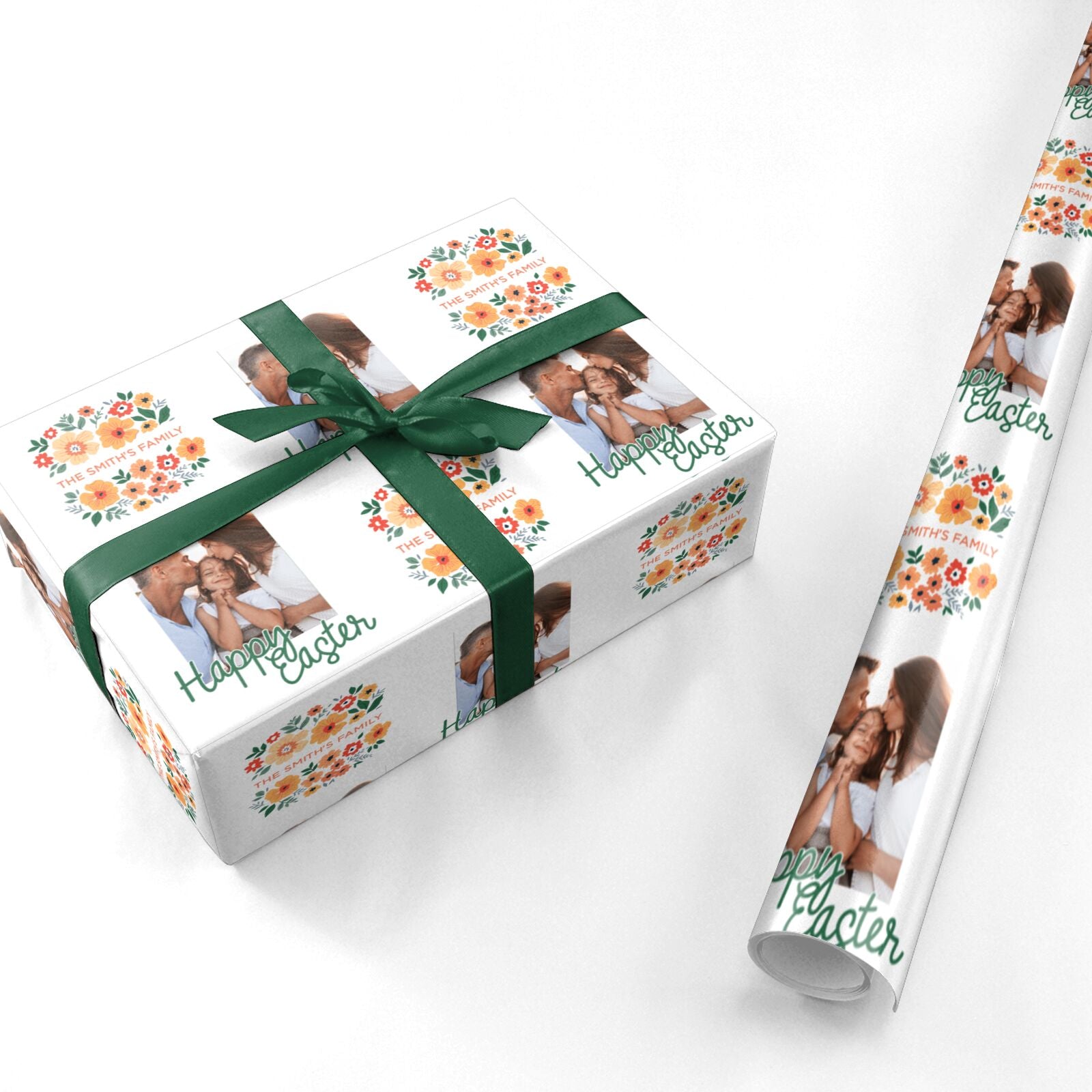 Happy Easter Photo Personalised Wrapping Paper