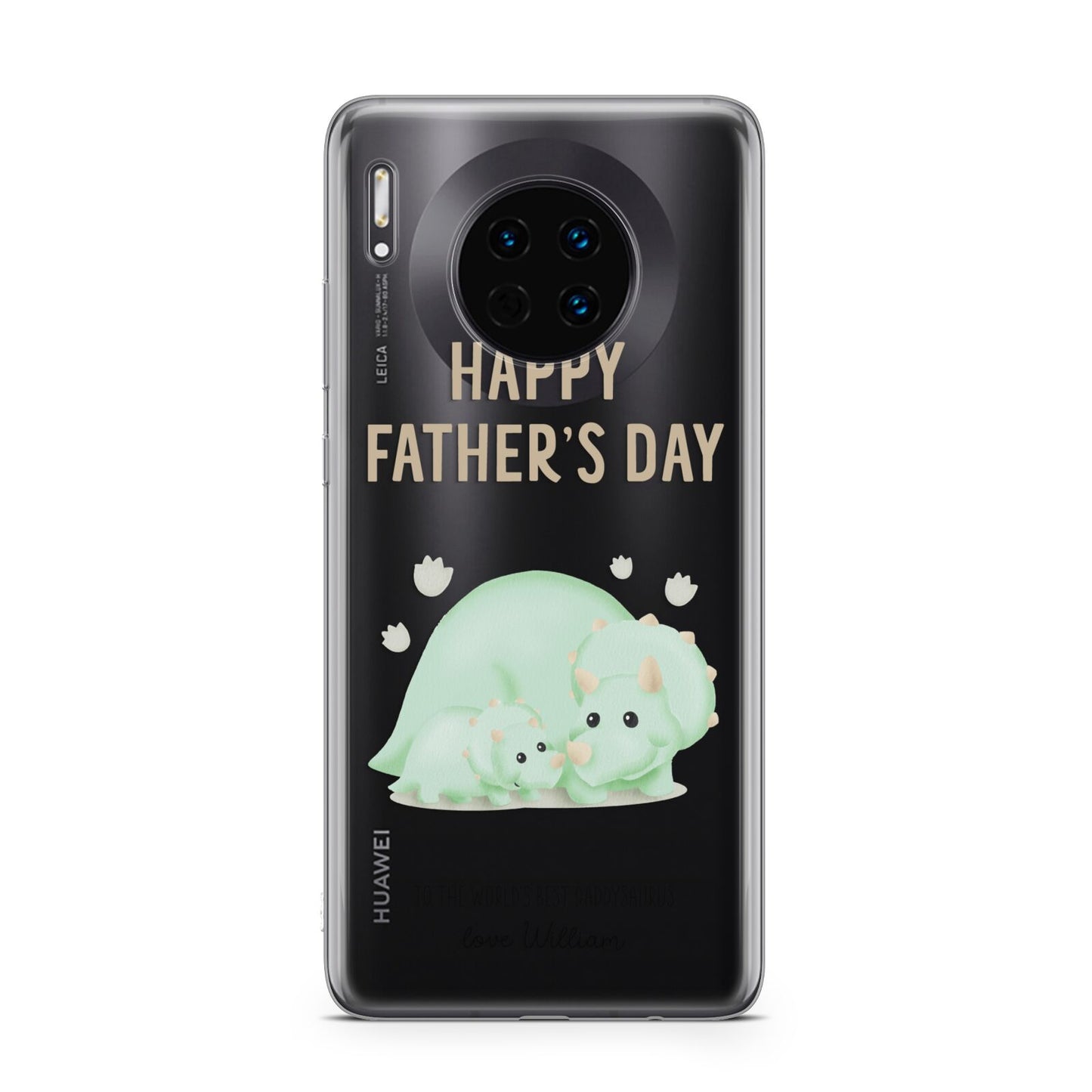 Happy Fathers Day Custom Triceratops Huawei Mate 30