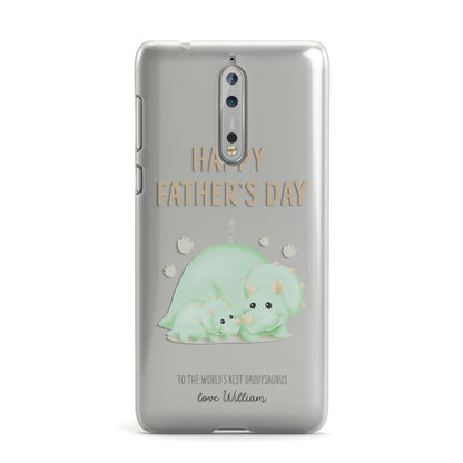 Happy Fathers Day Custom Triceratops Nokia Case