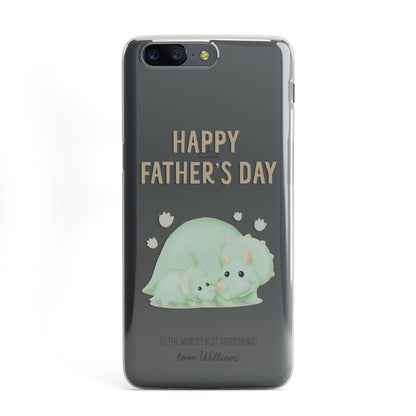 Happy Fathers Day Custom Triceratops OnePlus Case