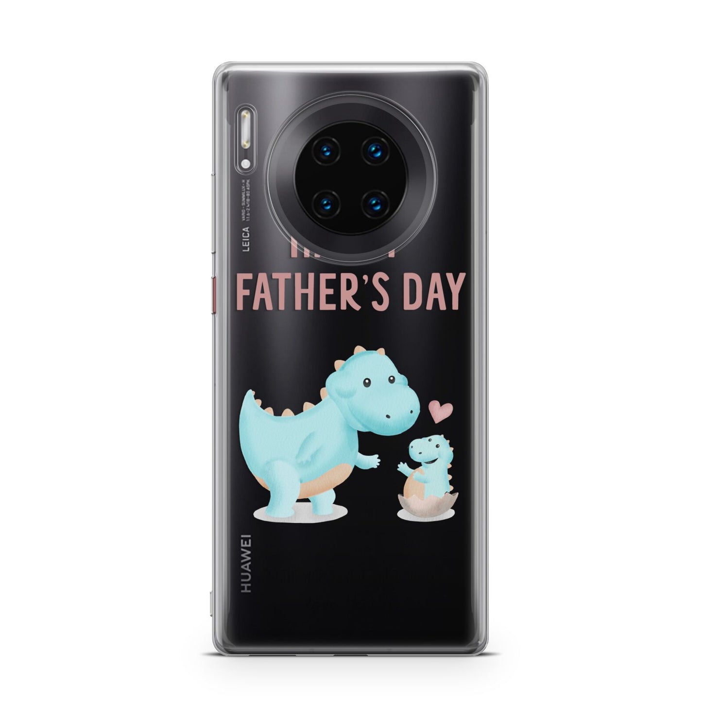 Happy Fathers Day Daddysaurus Huawei Mate 30 Pro Phone Case