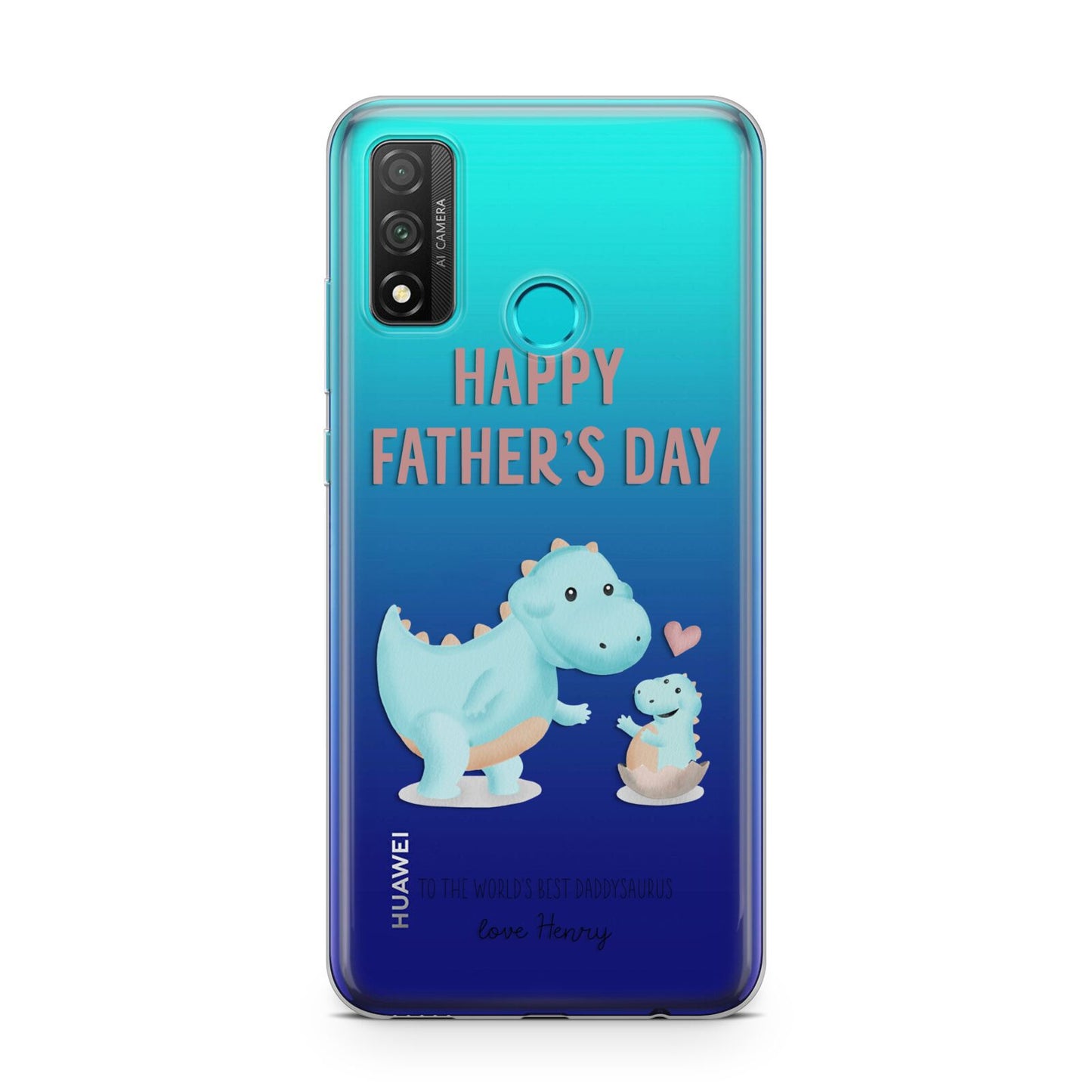 Happy Fathers Day Daddysaurus Huawei P Smart 2020