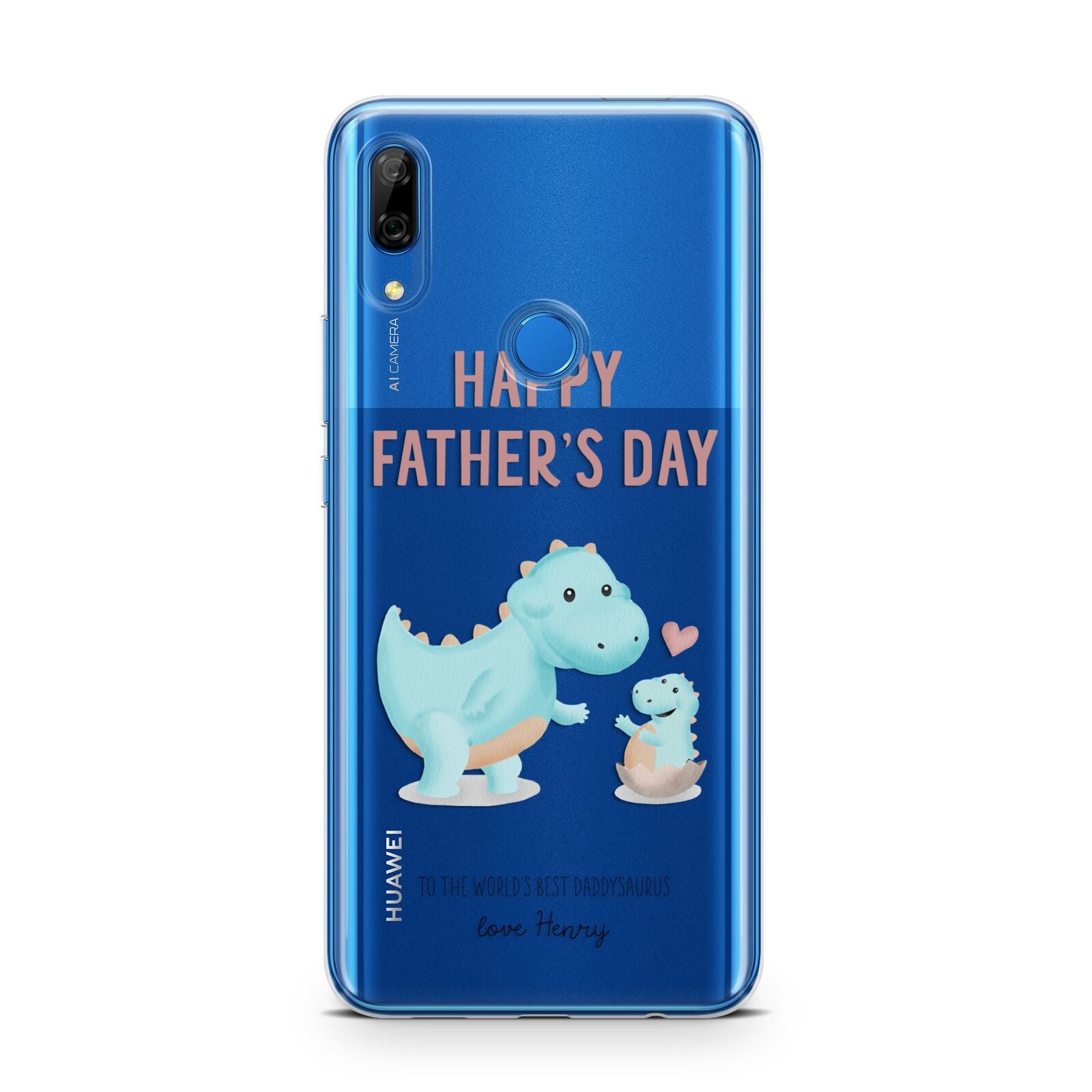 Happy Fathers Day Daddysaurus Huawei P Smart Z