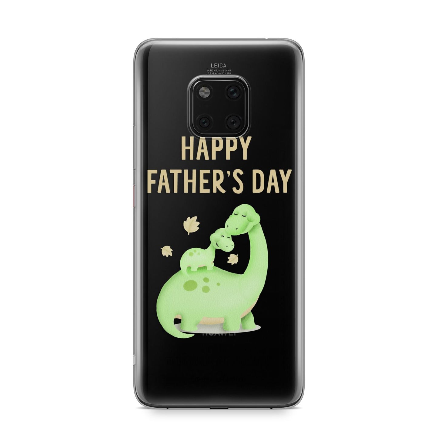 Happy Fathers Day Dino Huawei Mate 20 Pro Phone Case