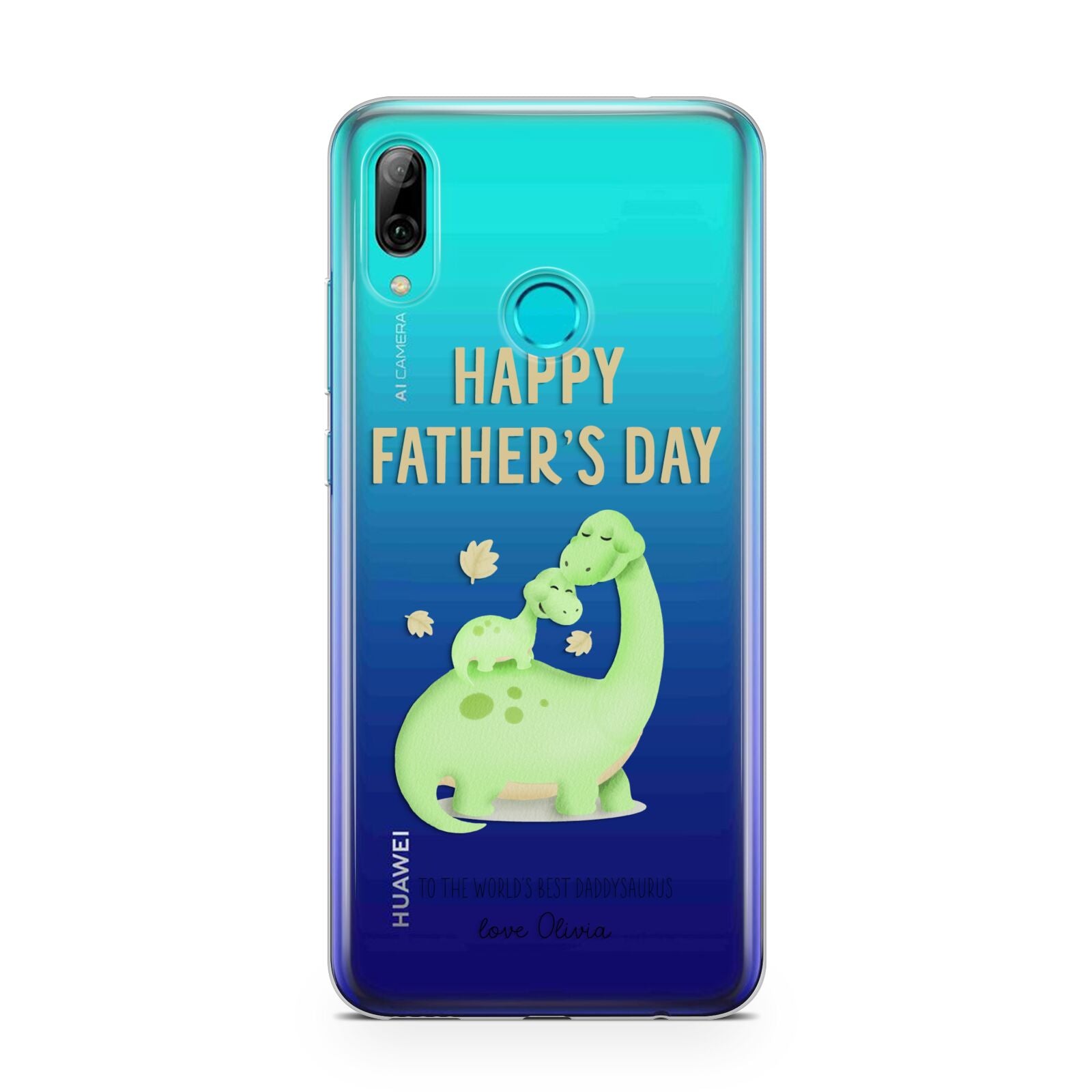 Happy Fathers Day Dino Huawei P Smart 2019 Case