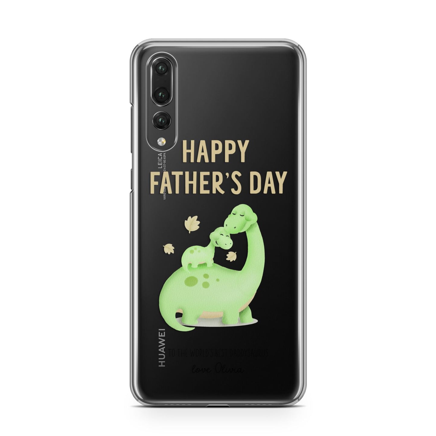 Happy Fathers Day Dino Huawei P20 Pro Phone Case