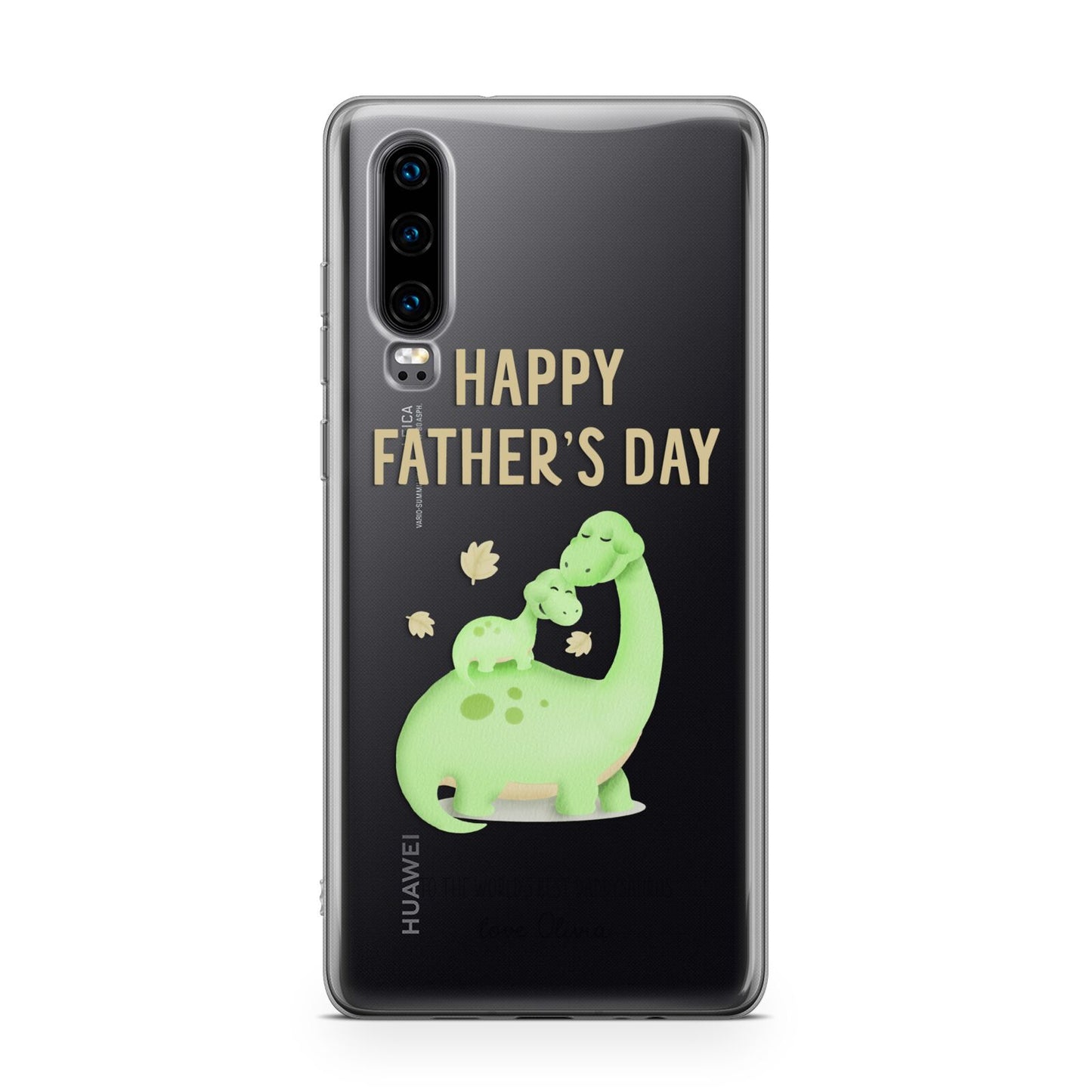 Happy Fathers Day Dino Huawei P30 Phone Case