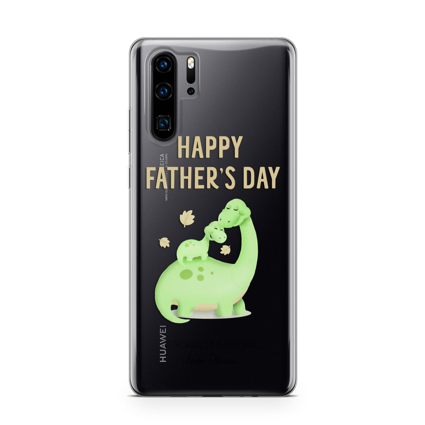 Happy Fathers Day Dino Huawei P30 Pro Phone Case