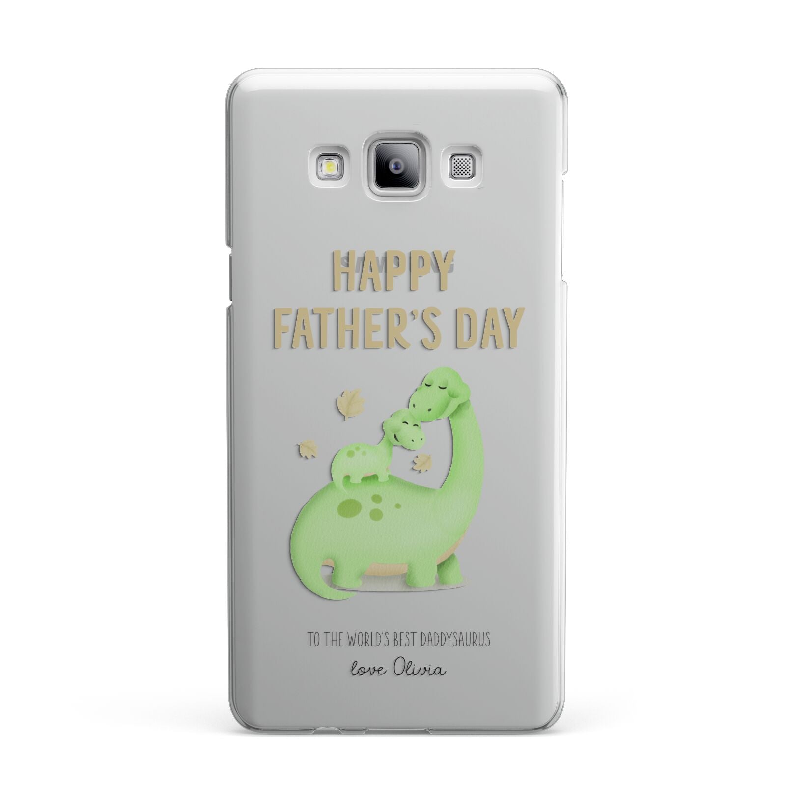 Happy Fathers Day Dino Samsung Galaxy A7 2015 Case