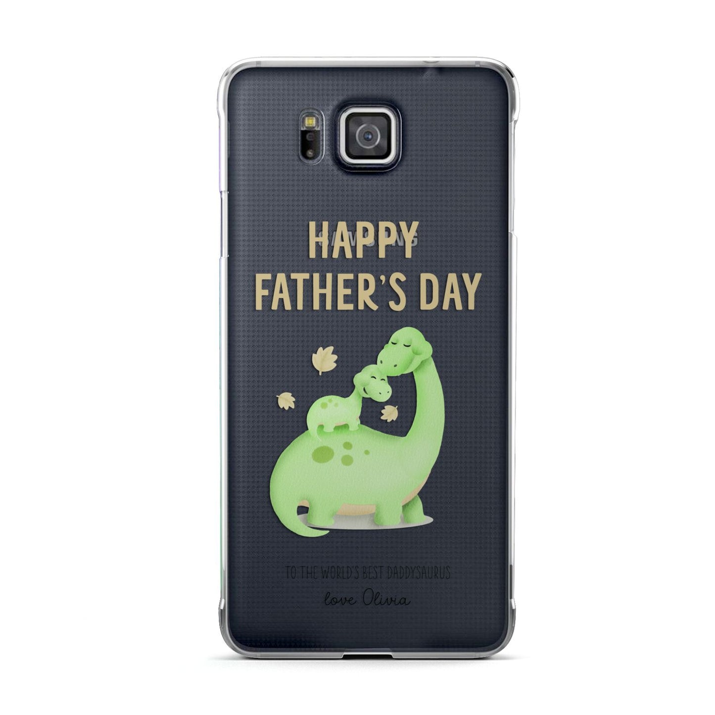 Happy Fathers Day Dino Samsung Galaxy Alpha Case