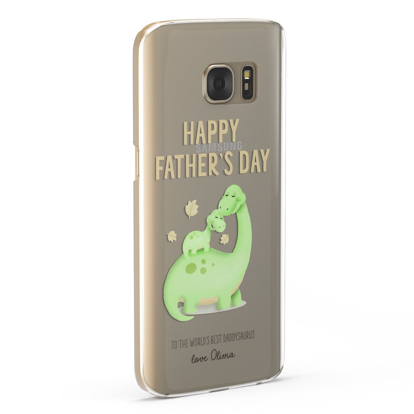 Happy Fathers Day Dino Samsung Galaxy Case Fourty Five Degrees