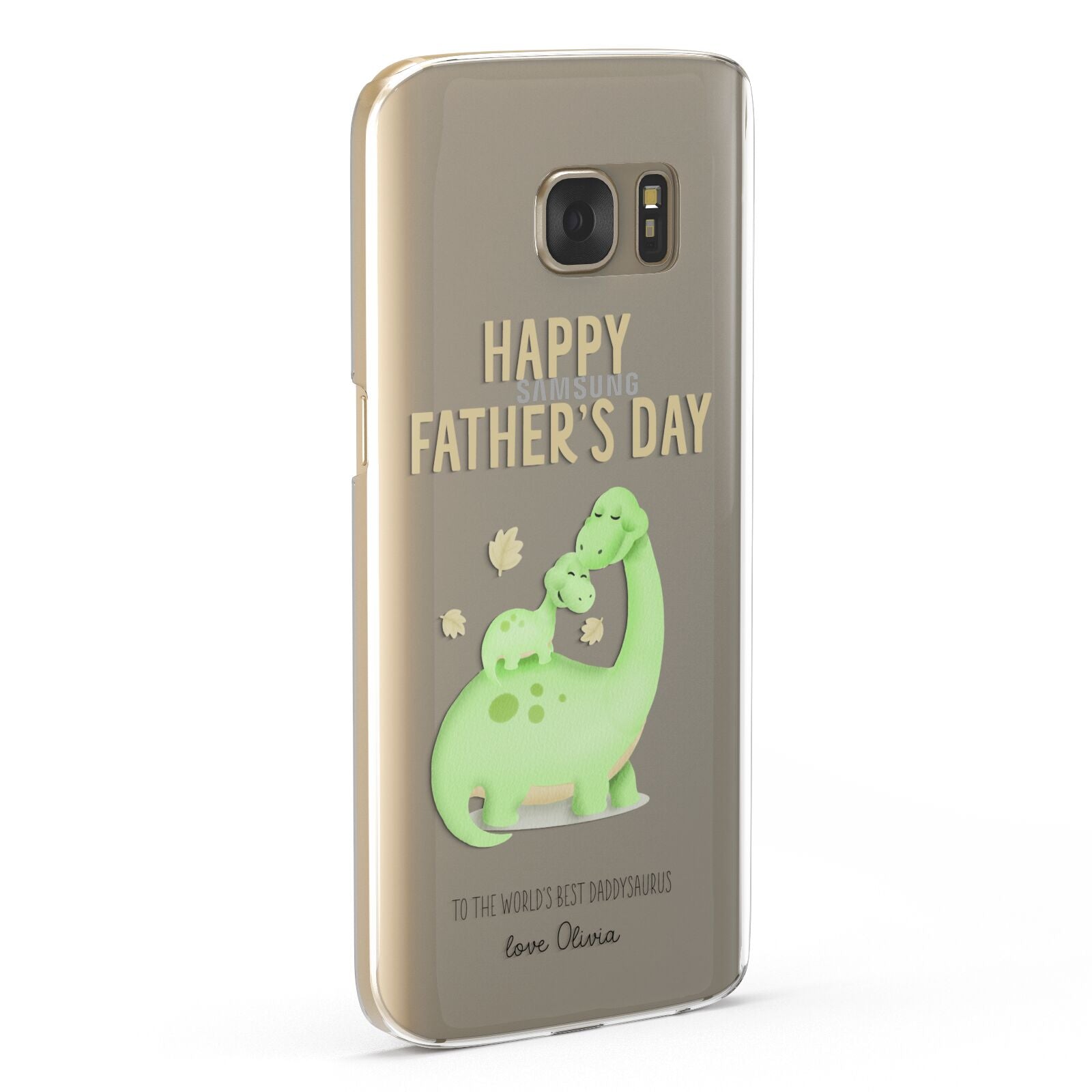 Happy Fathers Day Dino Samsung Galaxy Case Fourty Five Degrees