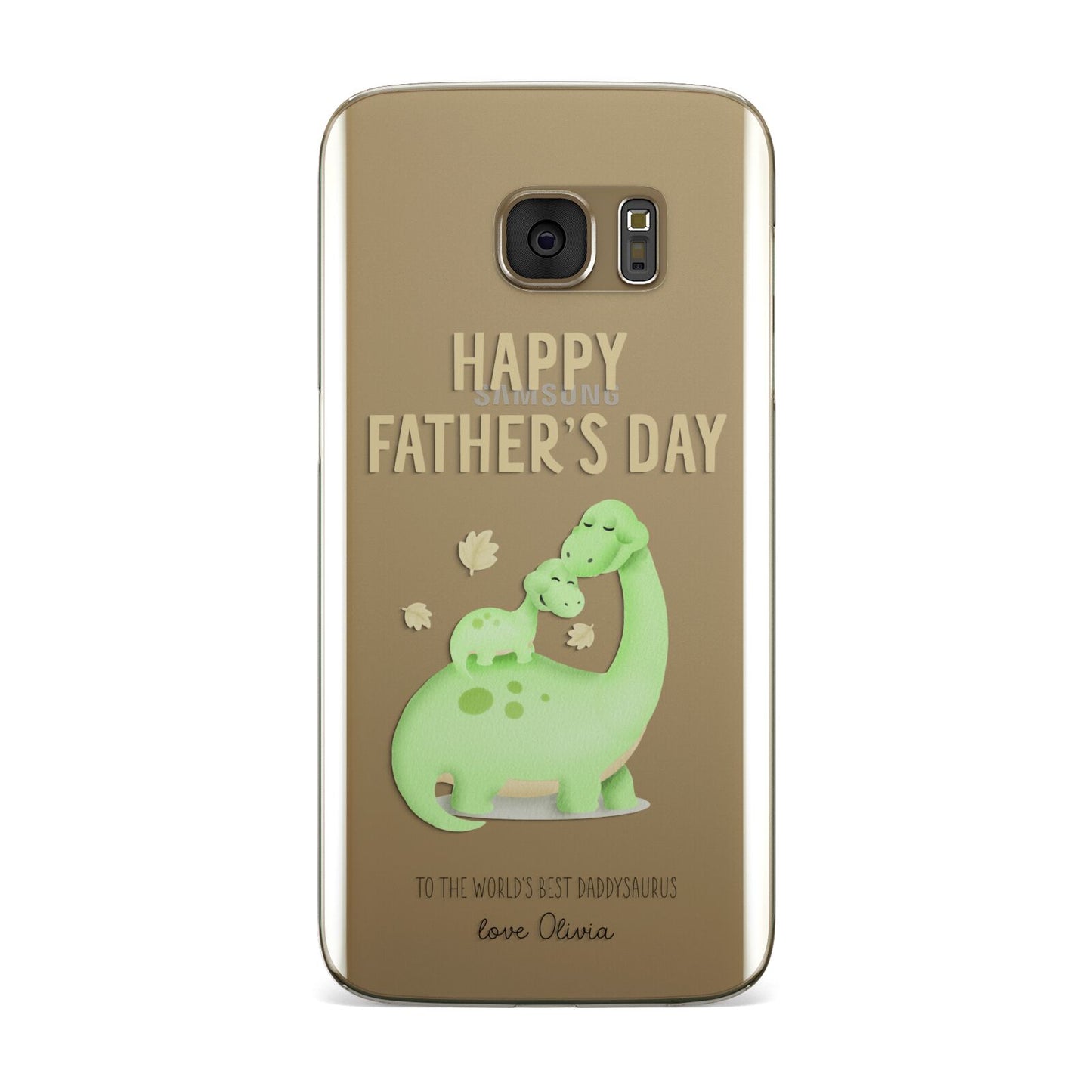 Happy Fathers Day Dino Samsung Galaxy Case