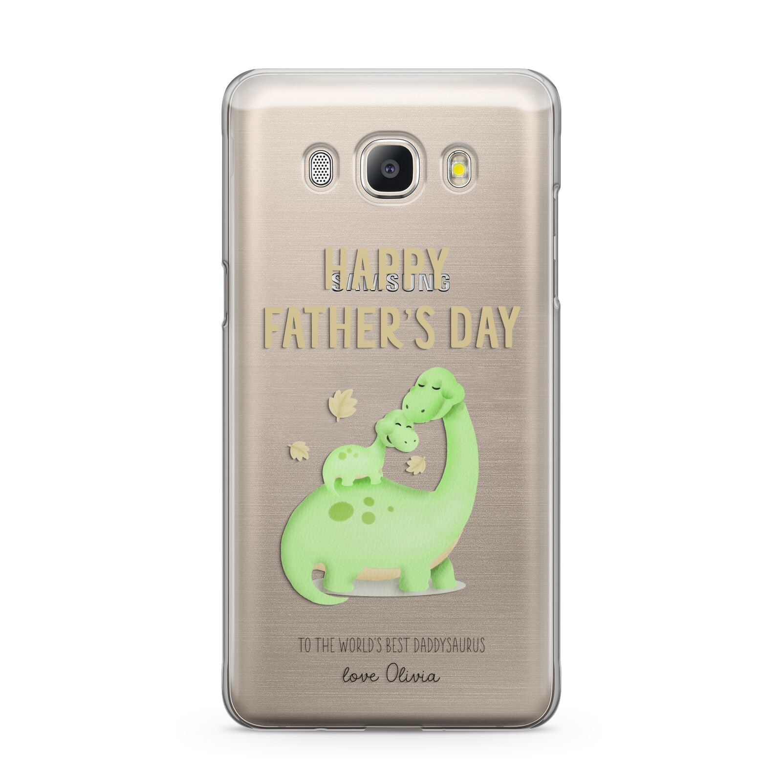 Happy Fathers Day Dino Samsung Galaxy J5 2016 Case