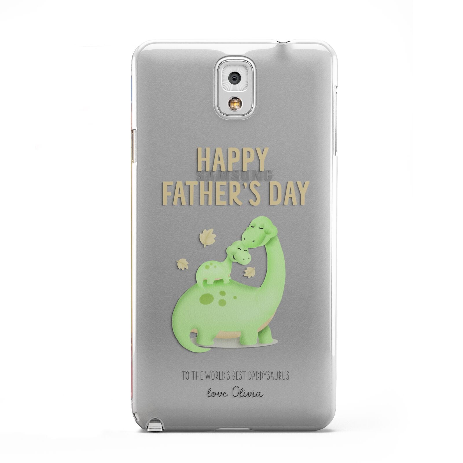 Happy Fathers Day Dino Samsung Galaxy Note 3 Case