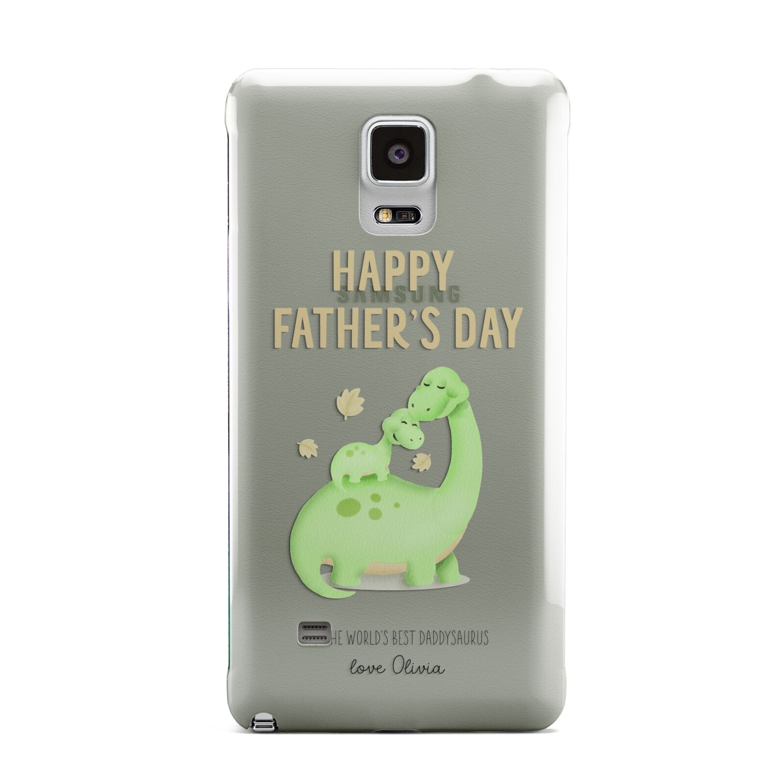 Happy Fathers Day Dino Samsung Galaxy Note 4 Case