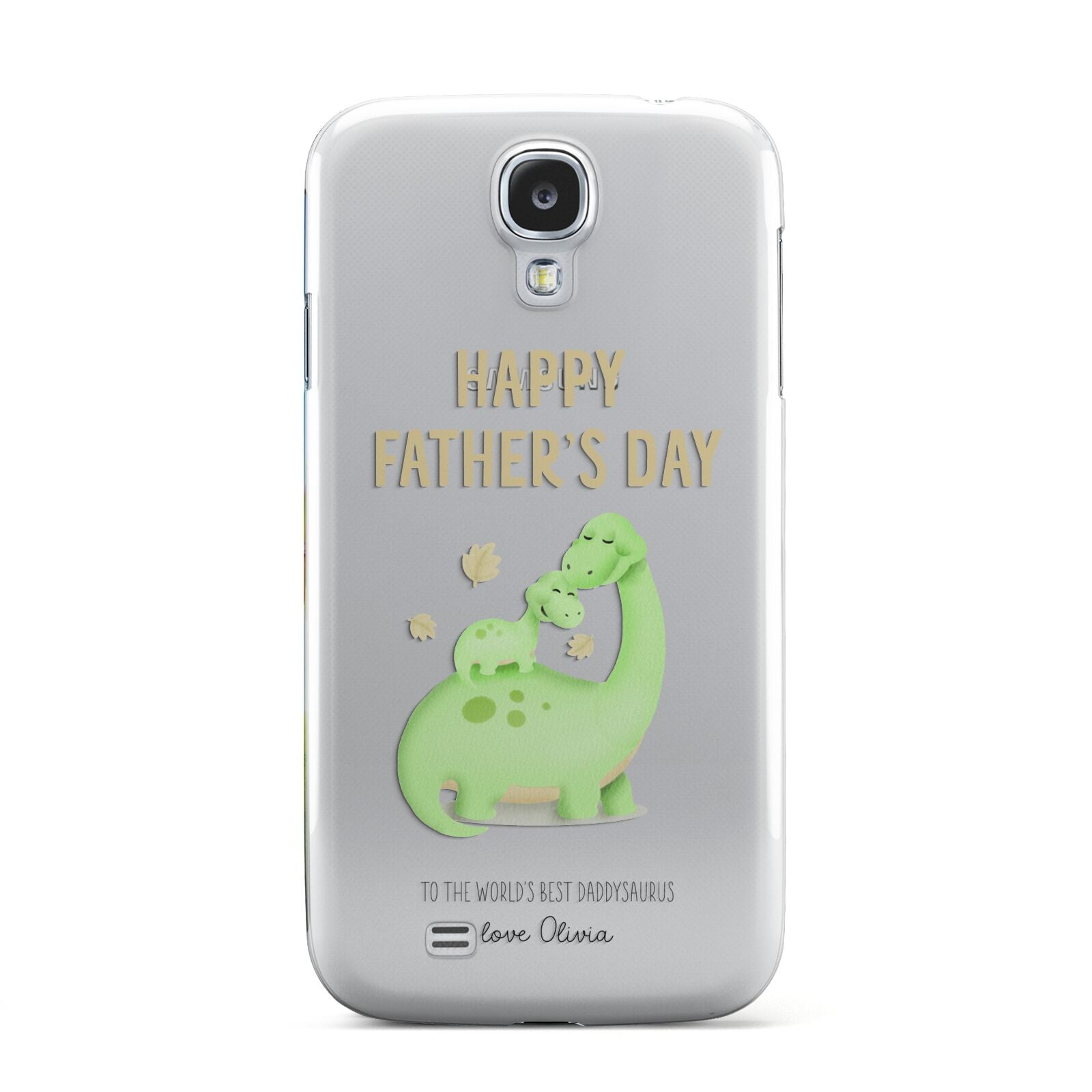 Happy Fathers Day Dino Samsung Galaxy S4 Case