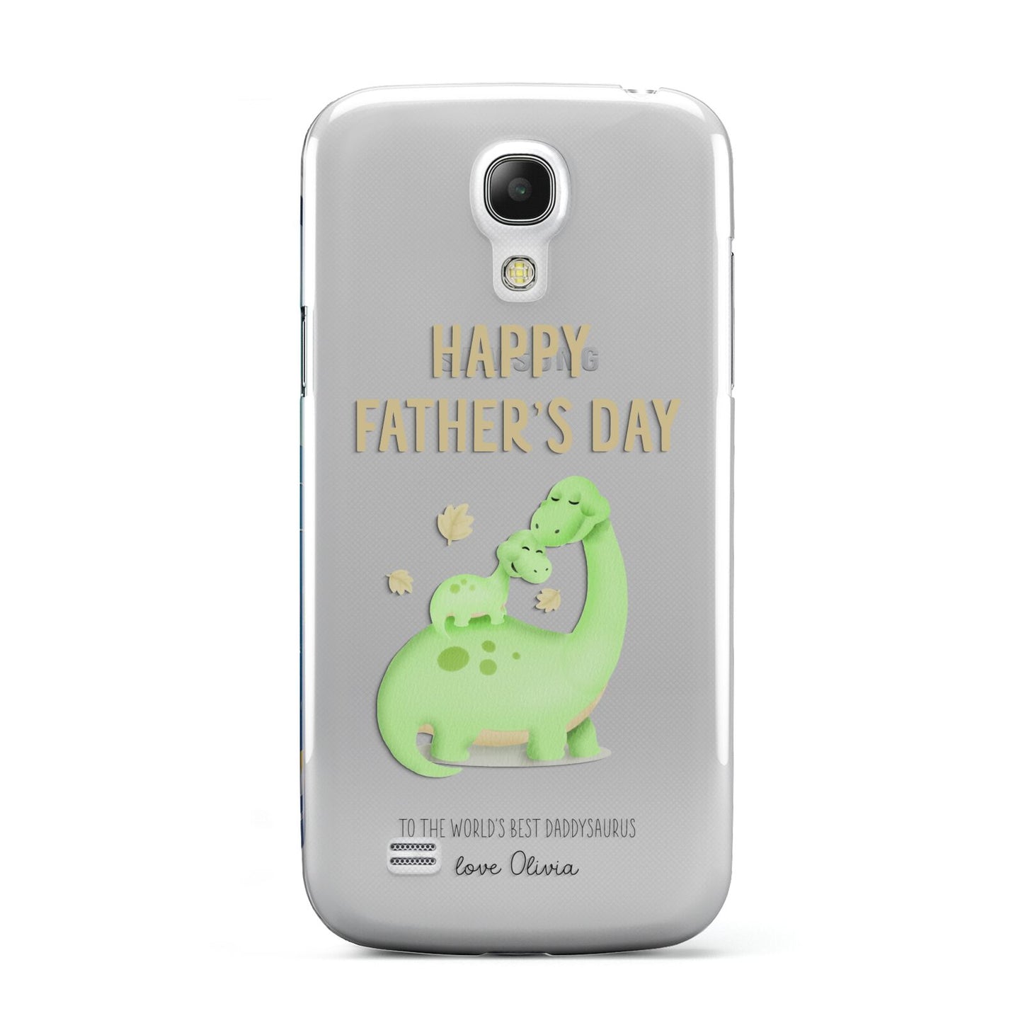 Happy Fathers Day Dino Samsung Galaxy S4 Mini Case