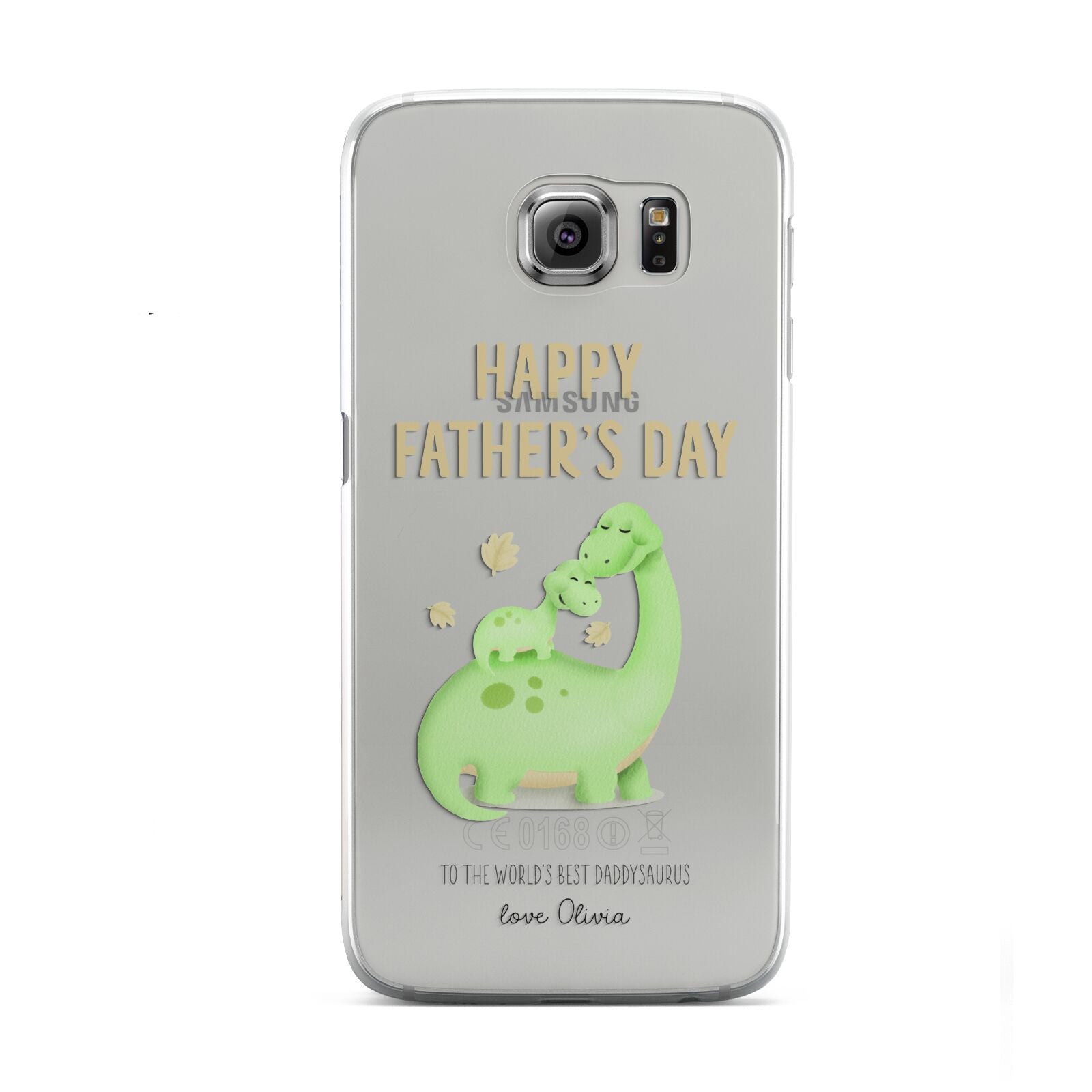 Happy Fathers Day Dino Samsung Galaxy S6 Case