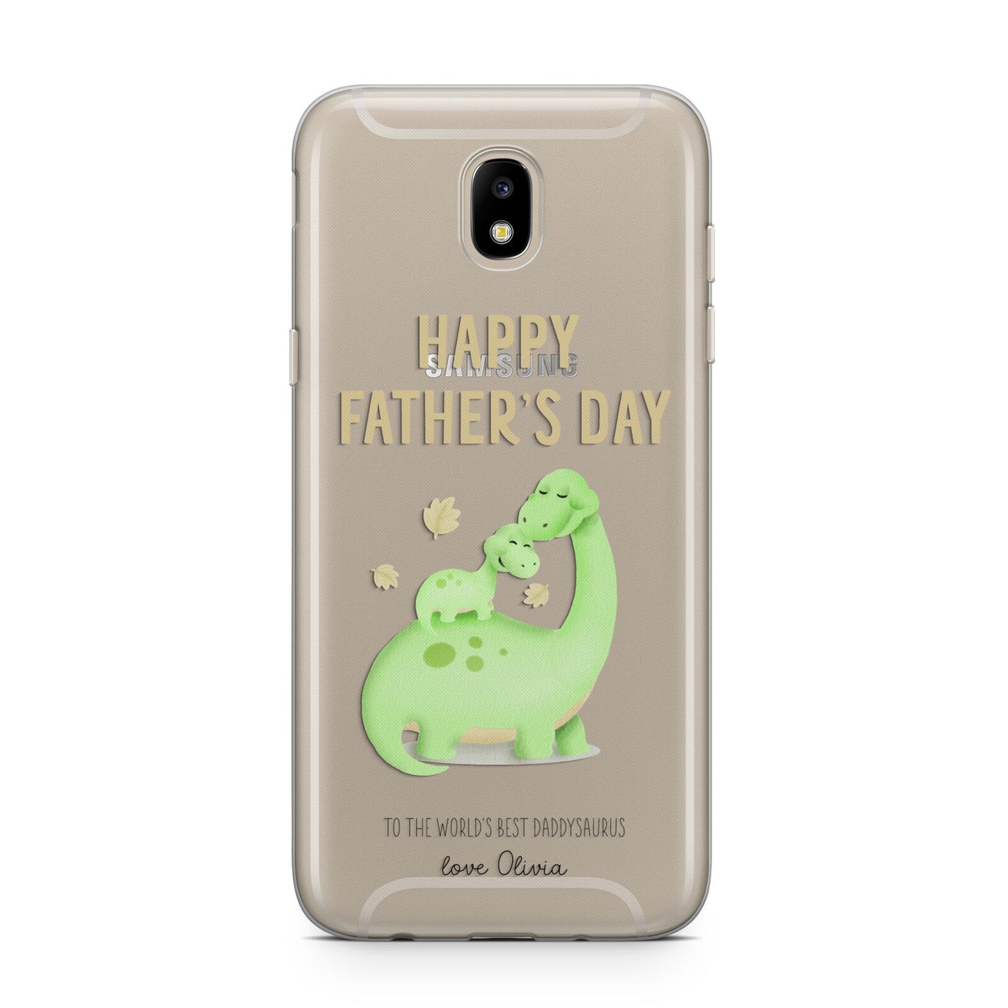 Happy Fathers Day Dino Samsung J5 2017 Case