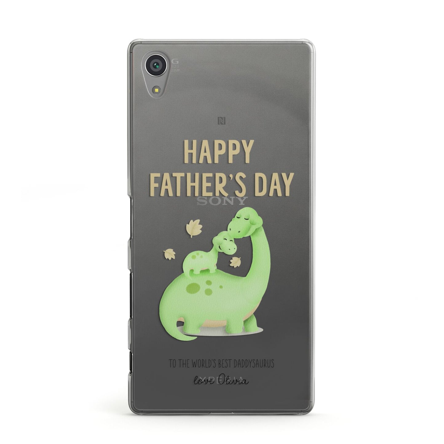 Happy Fathers Day Dino Sony Xperia Case