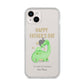 Happy Fathers Day Dino iPhone 14 Plus Clear Tough Case Starlight