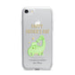 Happy Fathers Day Dino iPhone 7 Bumper Case on Silver iPhone