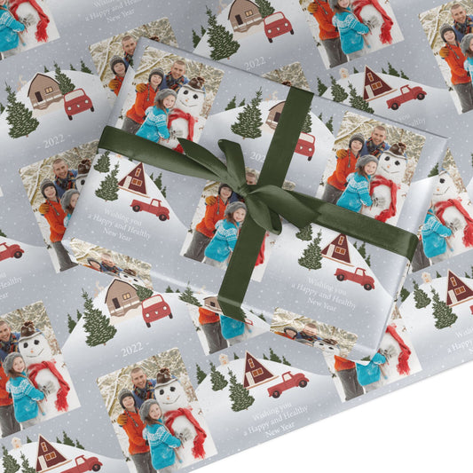 Personalised North Pole Wrapping Paper – Dyefor