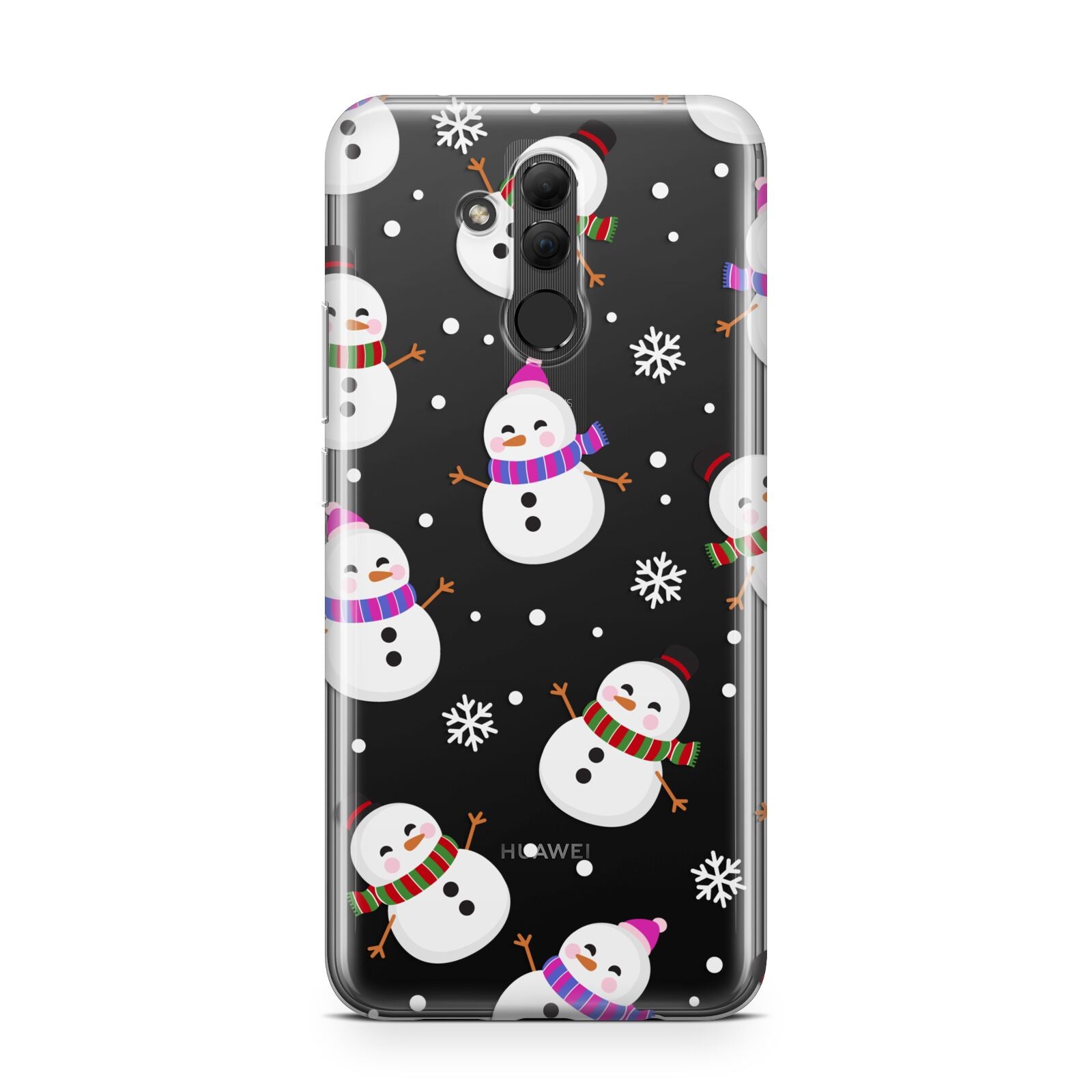 Happy Snowmen Illustrations Huawei Mate 20 Lite