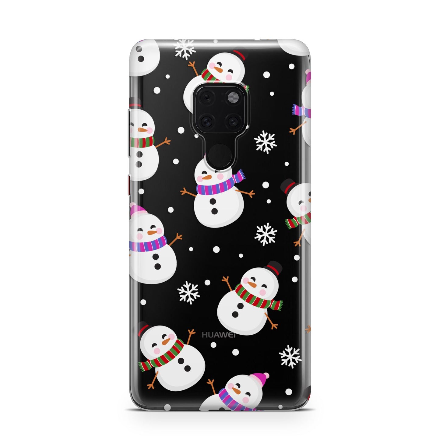 Happy Snowmen Illustrations Huawei Mate 20 Phone Case