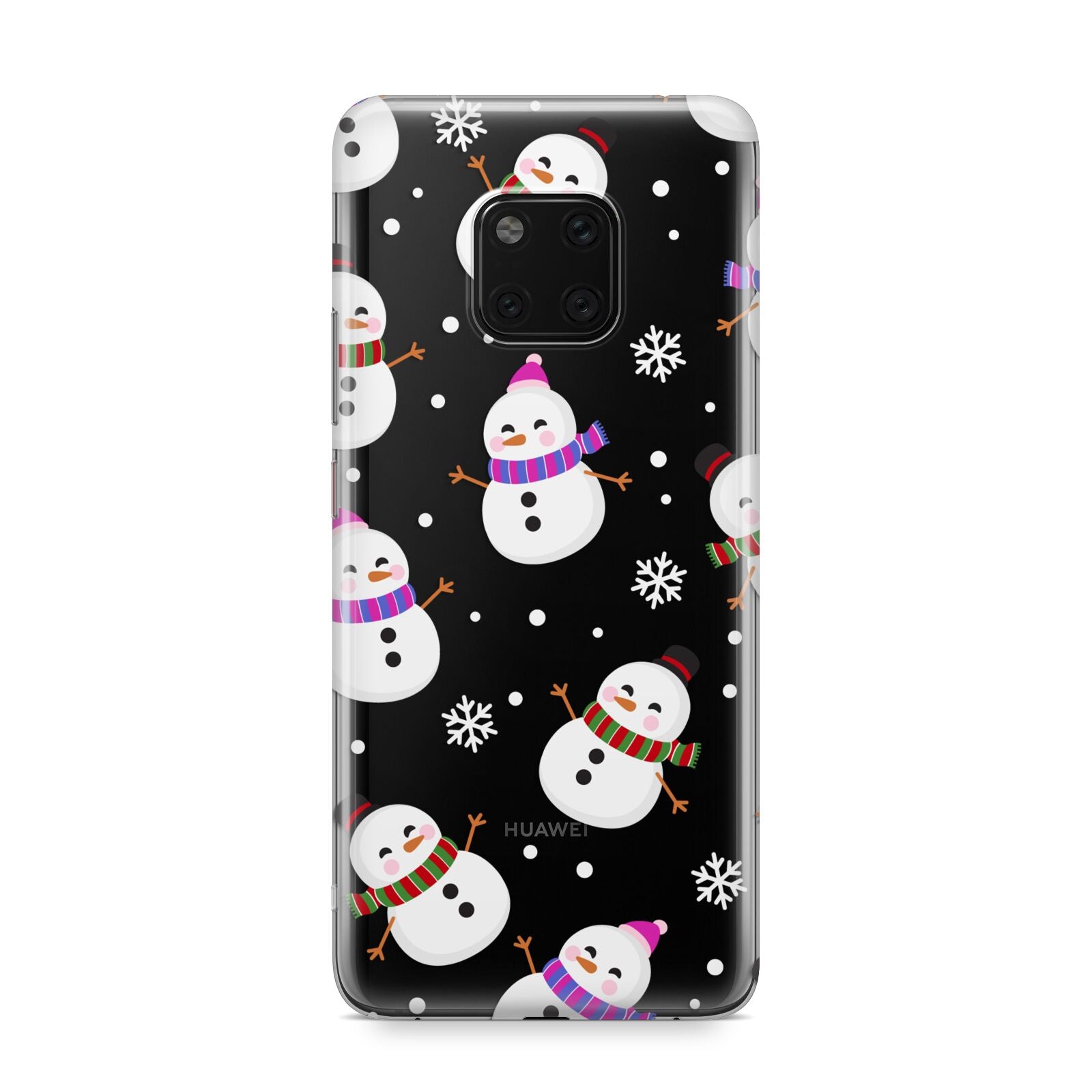 Happy Snowmen Illustrations Huawei Mate 20 Pro Phone Case