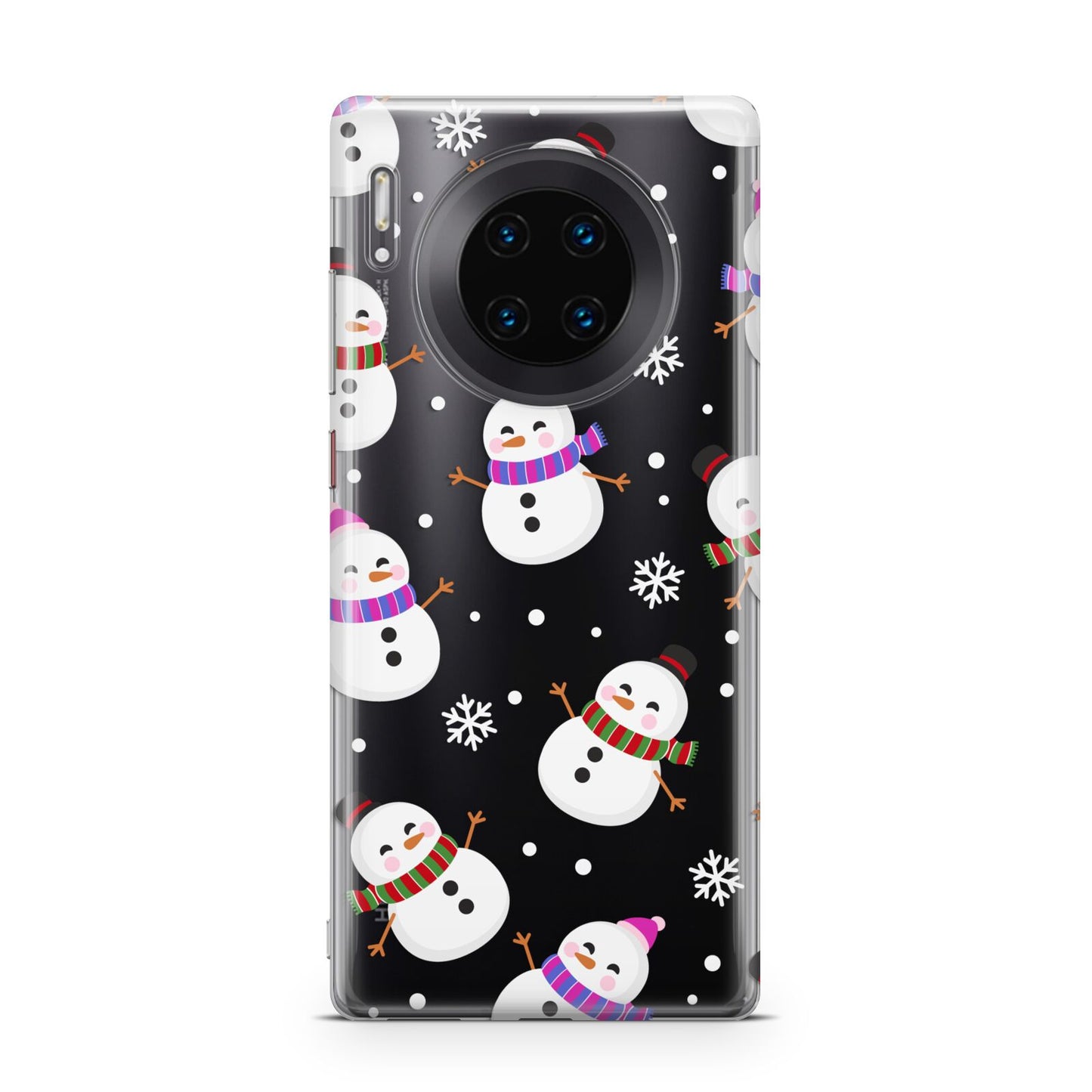 Happy Snowmen Illustrations Huawei Mate 30 Pro Phone Case