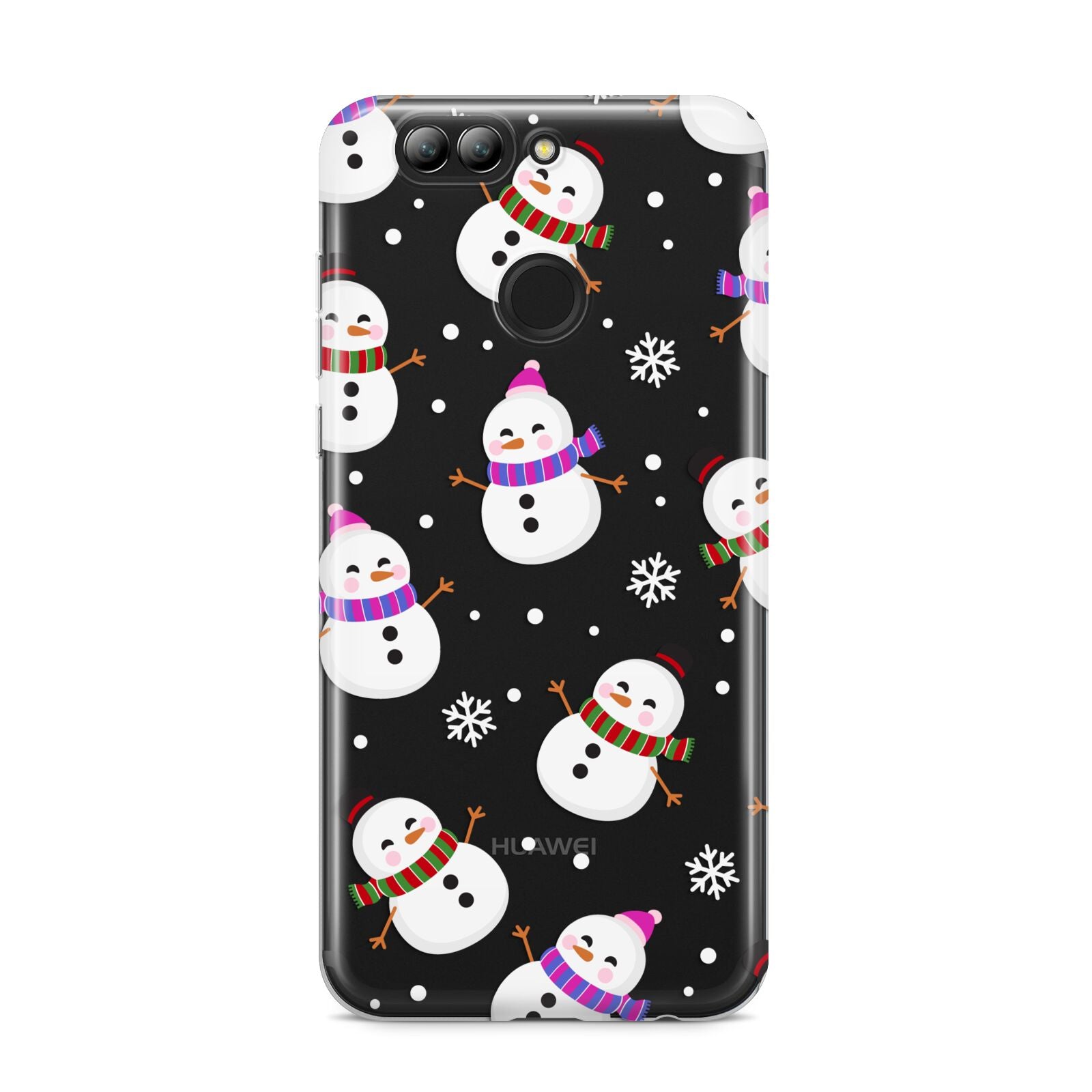 Happy Snowmen Illustrations Huawei Nova 2s Phone Case